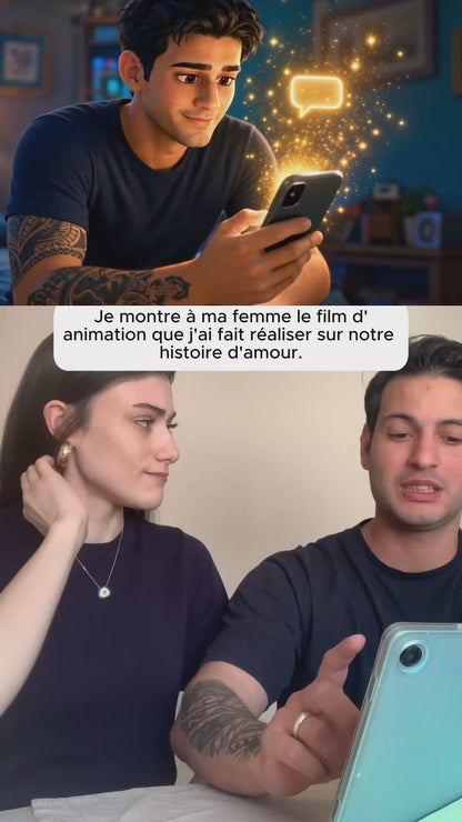 Benutzerdefinierter Animationsfilm für Beziehungen